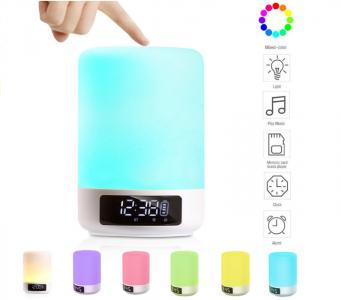 Rechargeable table lamp  with bluetooth speaker