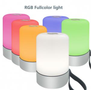 2600ma Li-ion Battery rechargeable RGB fullcolor camping light
