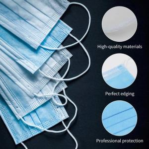 Disposable 3-Ply Face Mask Antiviral Medical Surgical Mask with Earloop Polypropylene Masks for Personal Health