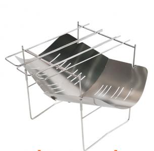 BBQ grill  foldable  easy to store  ultra-lightweight  camping barbecue grill  stainless steel  suitable for  hiking picnic Stove